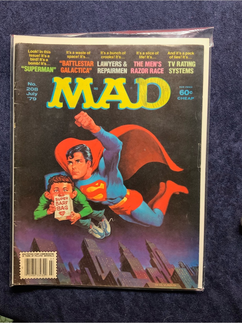 Magazine No. 208 July '79 Vintage Comic Book - Colorful Cover (1147)